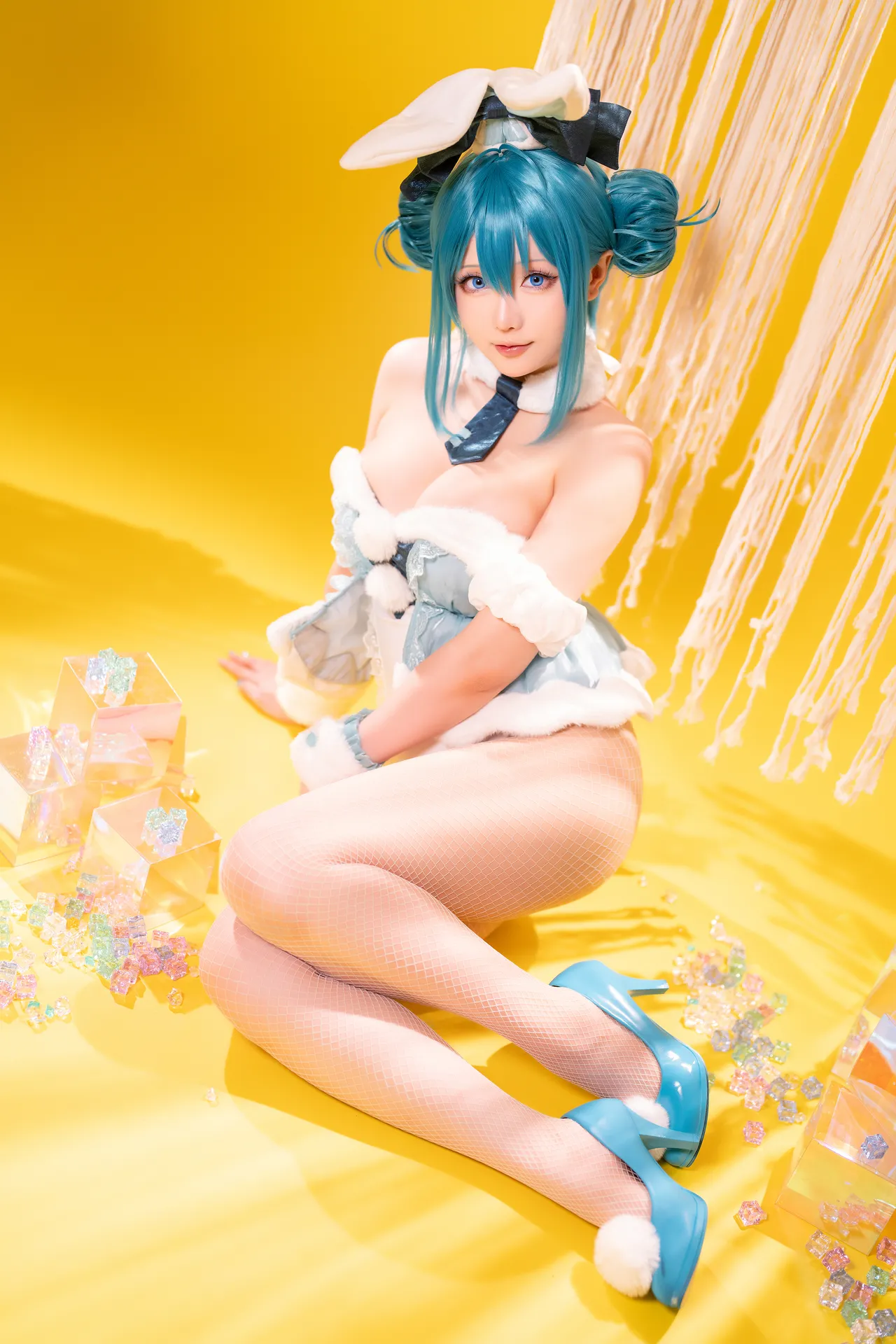 Hoshilily September 2023 Plan A - Hatsune Miku BiCute Bunnies (White Bunny Version)-erohere24.webp